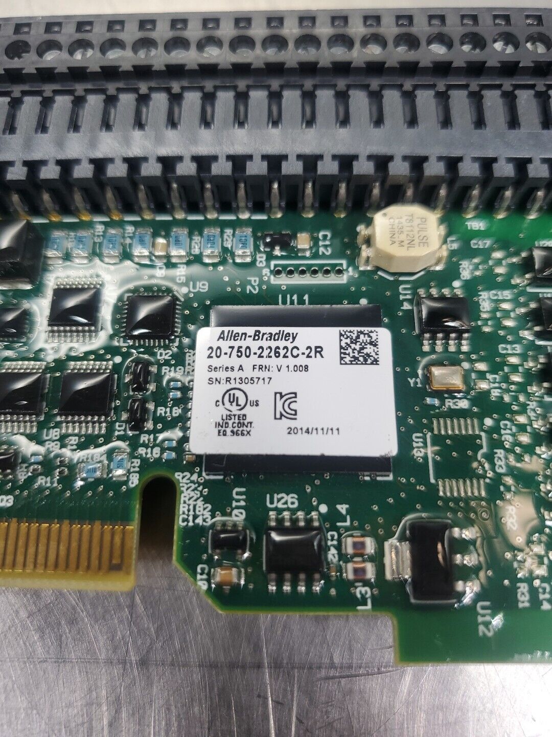 Allen-Bradley 20-750-2262C-2R Ser. A FRN: V 1.008 Control Board. 3D-2