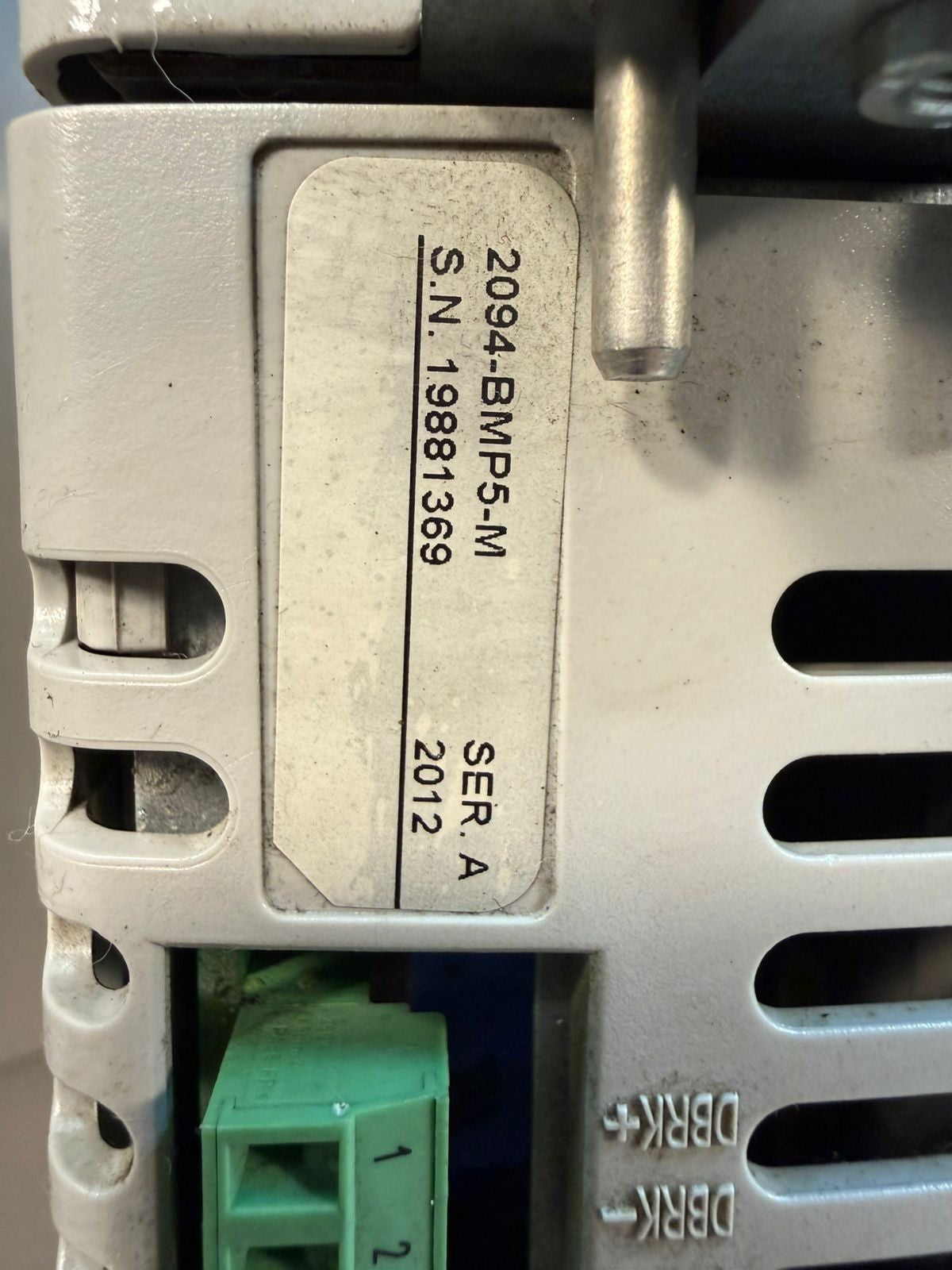 Allen Bradley 2094-EN02D-M01-S0 /A Kinetix 6500 2094-BMP5-M /A (7.3.5)