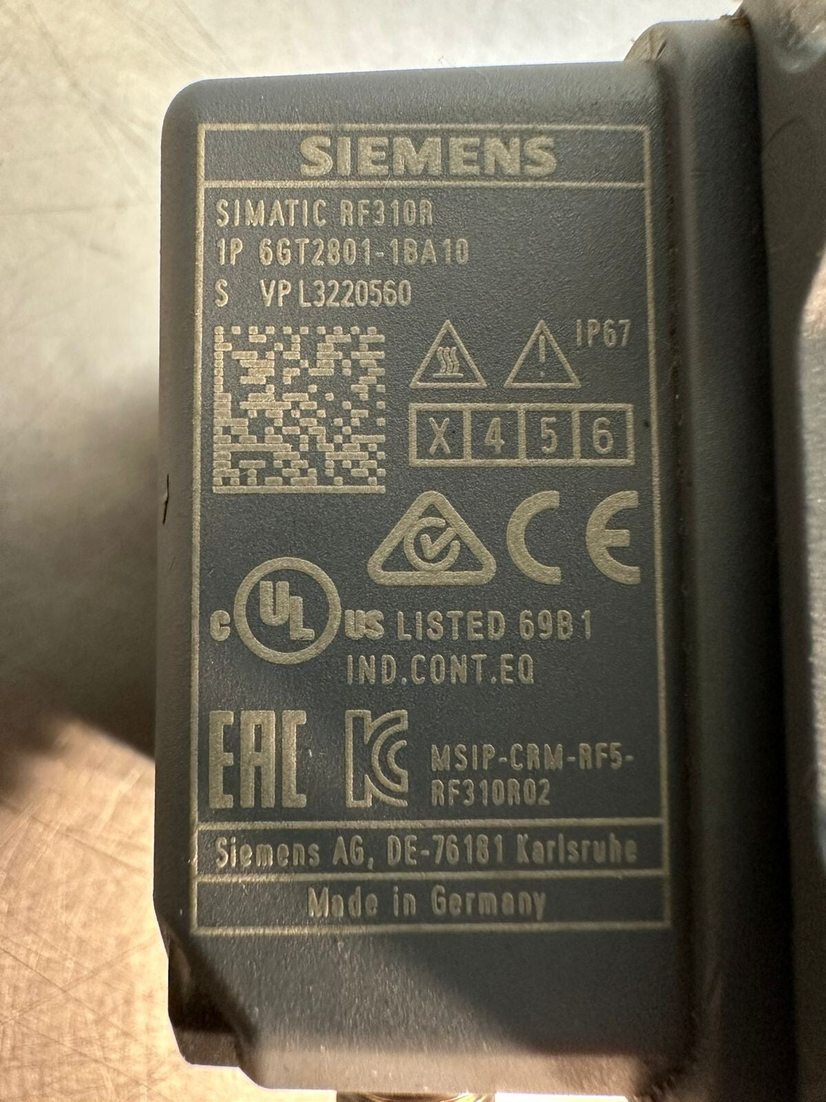 Siemens Simatic RF310R 6GT2 801-1BA10 6GT28011BA10 (5.4.2)