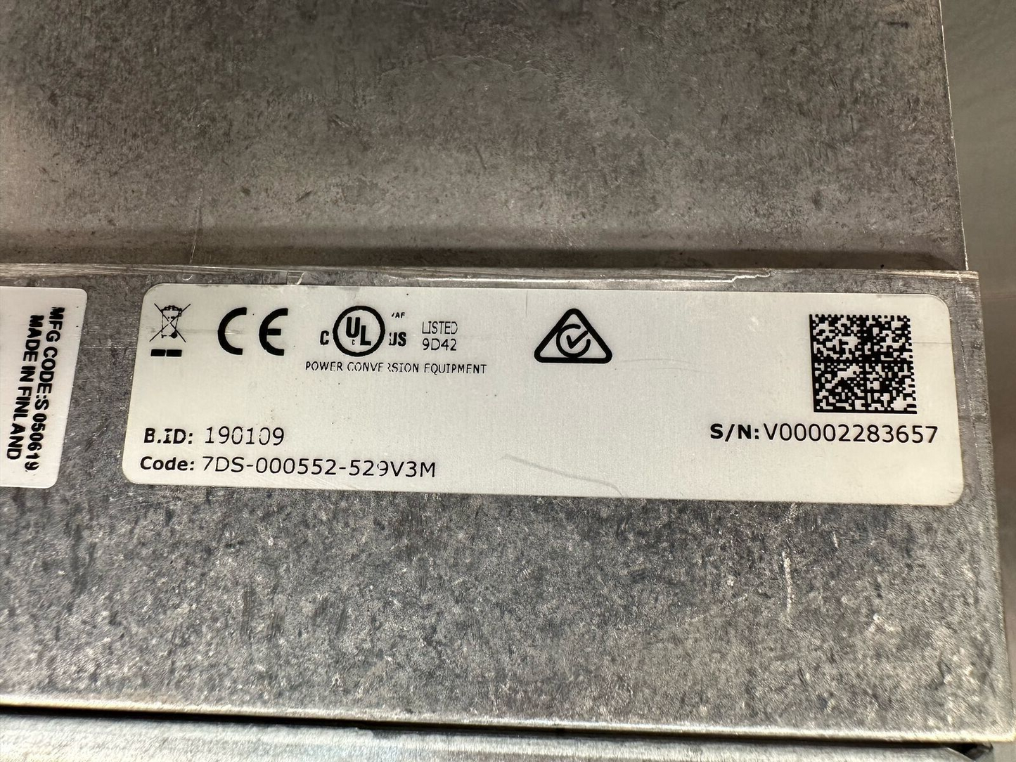 Jonson Controls VS003410A-00000 Nema Type 1 VS003410A (7.3.2)