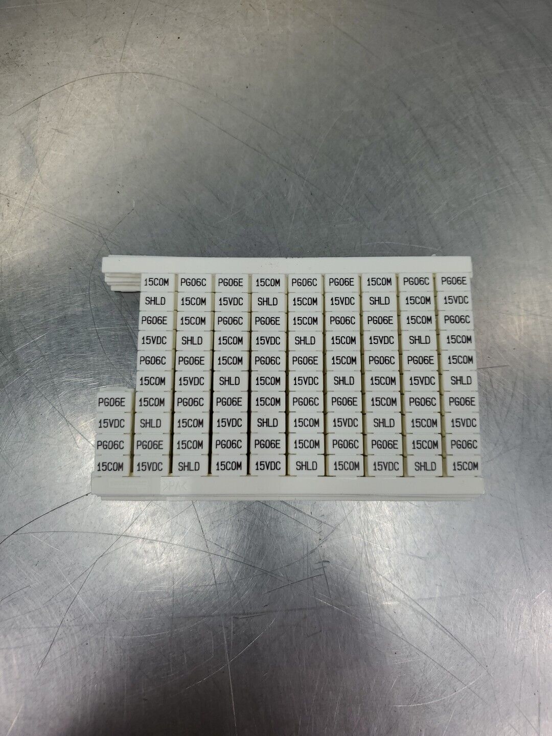 ABB RC610 Custom Marker, 12 Full Sheets, 6 Sheets Missing 6 Tabs. 3E-24