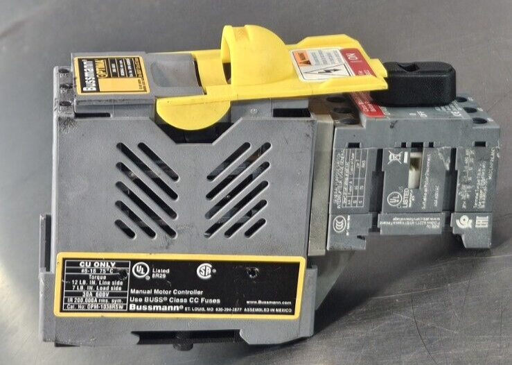 Bussmann Optima OPM-1038RSW Manual Motor Controller (BIN643)
