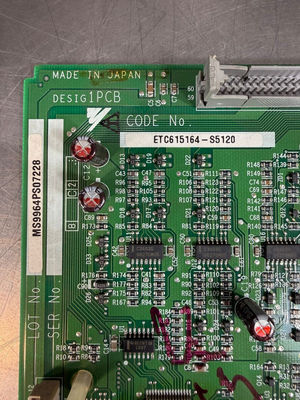 Yaskawa ETC615164-S5120 Control Board (9.3.2)