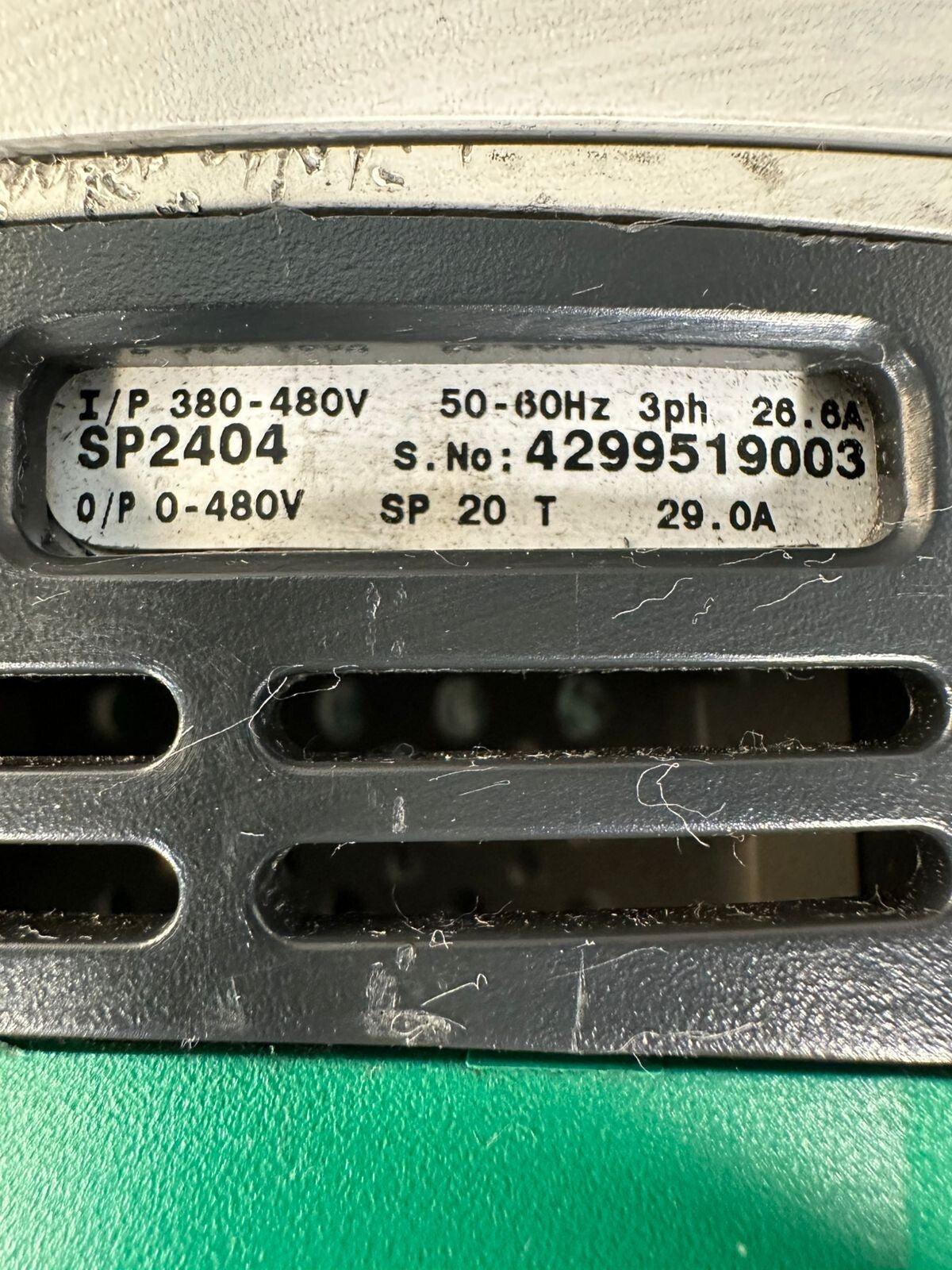 Leroy Somer Unidrive SP 2404 I/P 380-480V 50/60HZ 3 PHASE 26.6A (9.4.3)