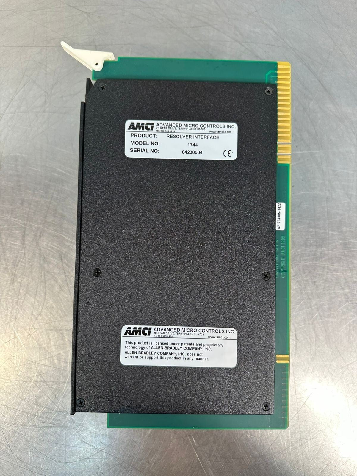 Amci Advanced Micro Control 1744 Encoder Module Advanced interface (7.3.4)