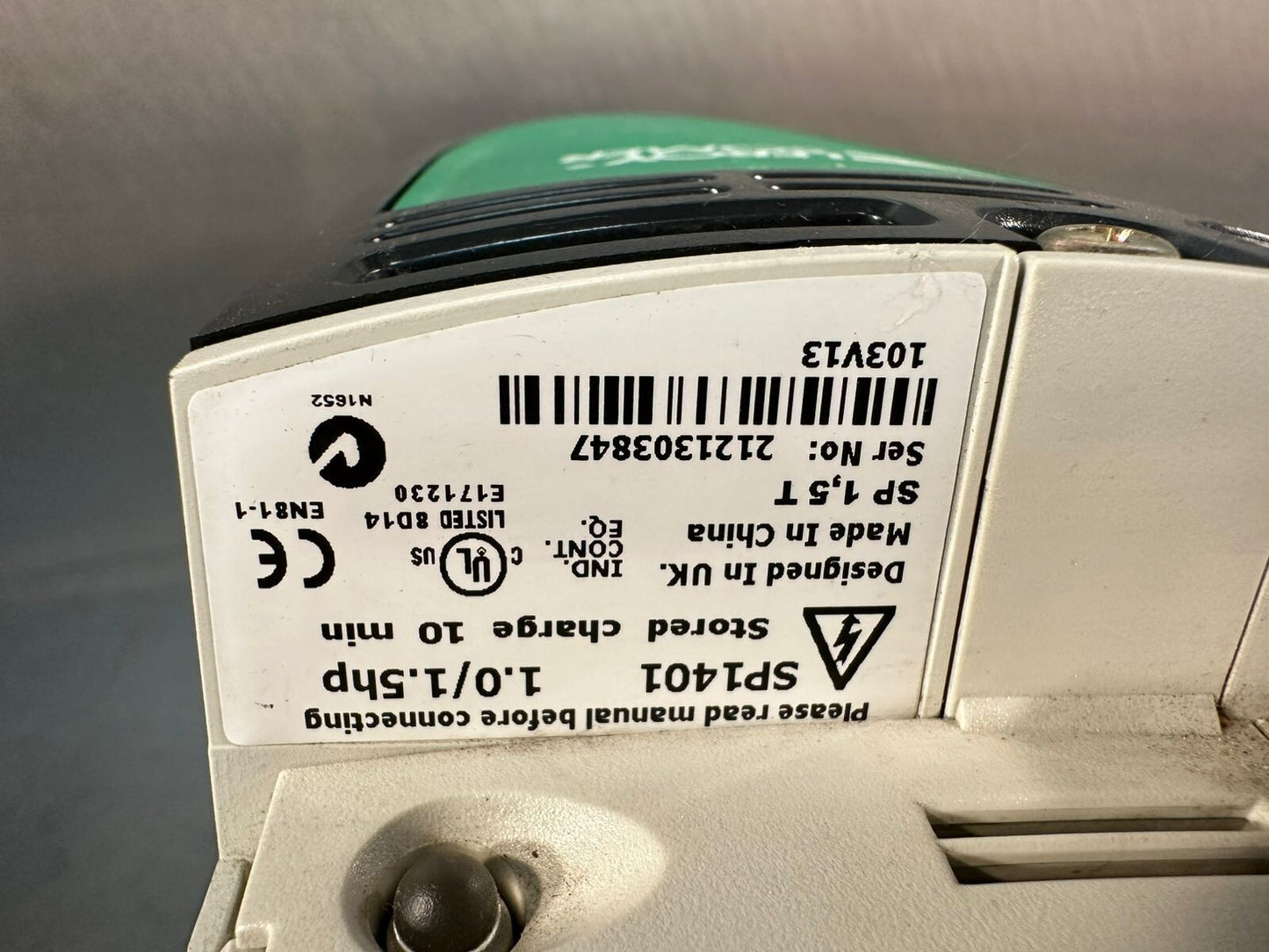 Leroy Somer SP1401 UNIDRIVE AC Drive, 1.0/1.5HP (9.5.4)