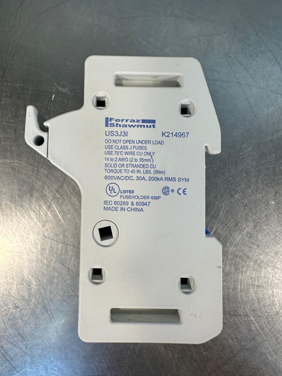 Ferraz Shawmut US3J3I (K214967) Ultrasafe Fuse Holders (4C-39)