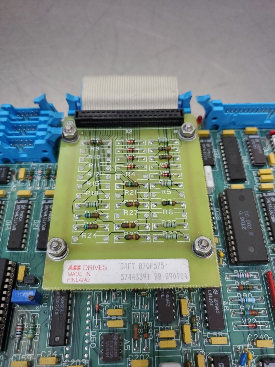 ABB SAFT 103 CDN (57777290) Control Board w/SAFT 870F575 Board. 3A