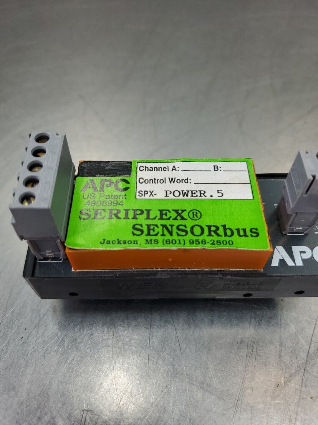 APC SPX-POWER.5 SERIPLEX SENSORbus Control Bus Module. 4E-35