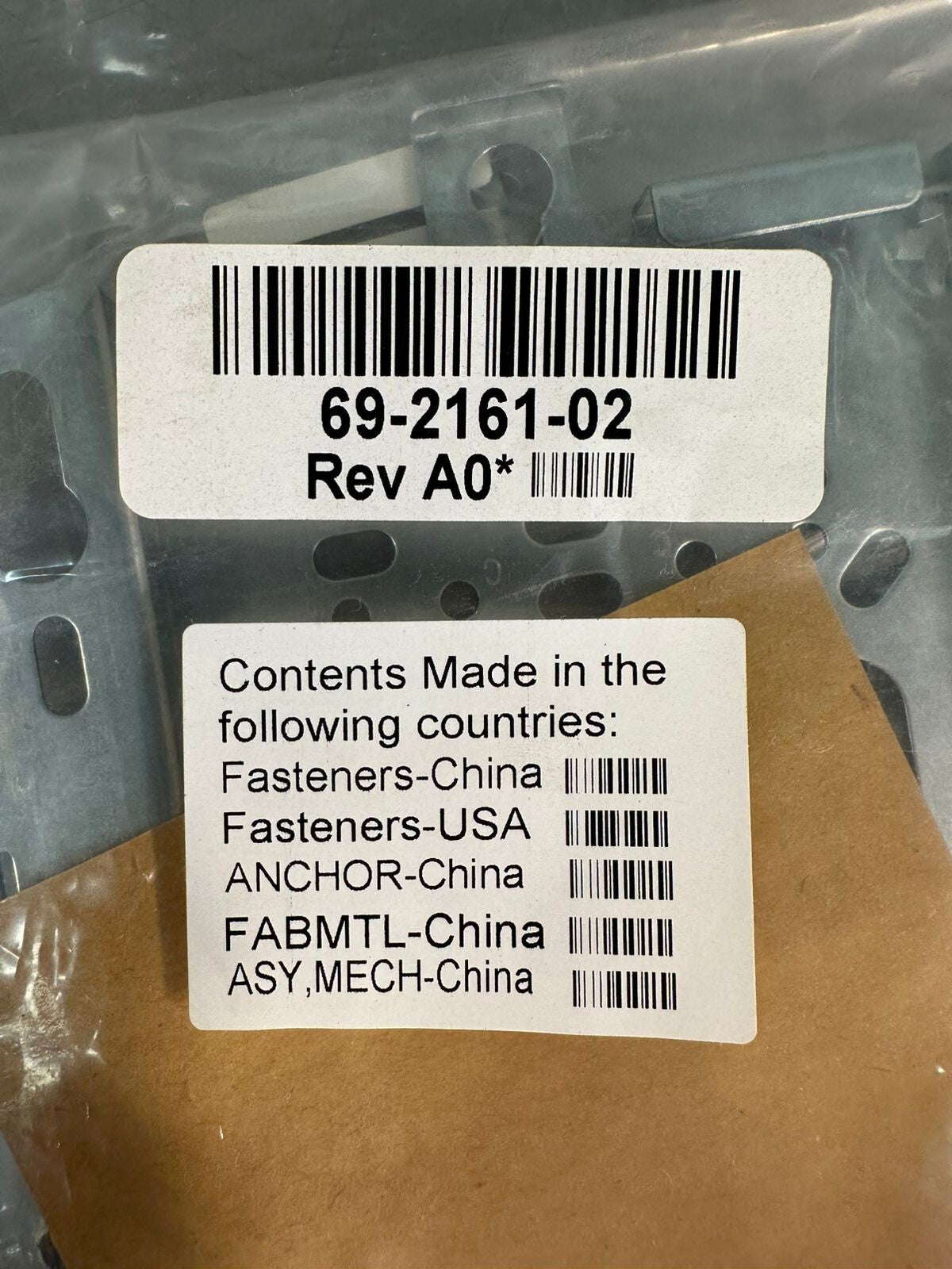 Cisco Mounting Kit 69-2161-02 REV.A0 NEW (2.1.2)