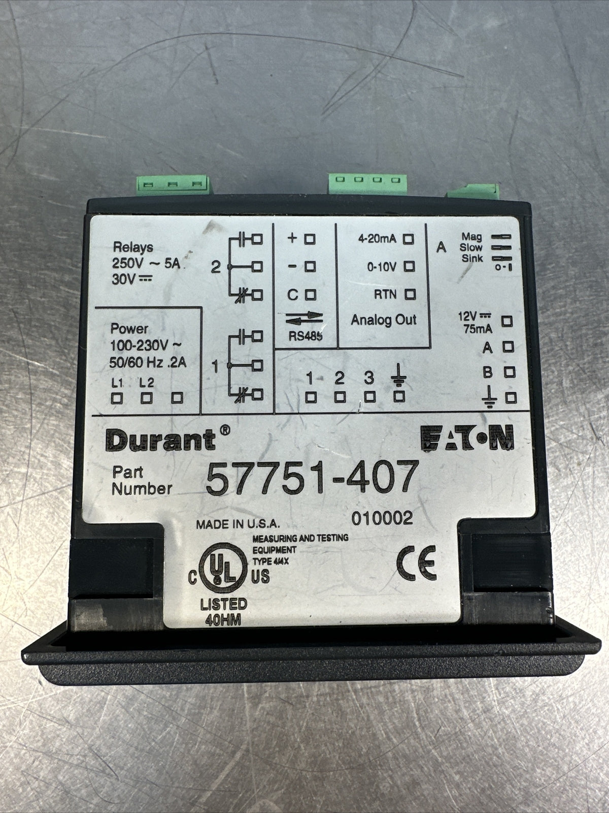 Eaton Corporation 57751-407 Digital Counter Totalizer (BIN-1.3.4)