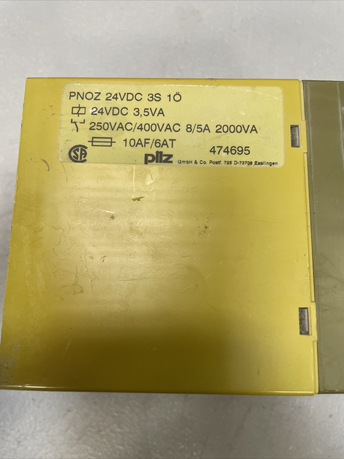 Pilz 17753 PNOZ 24VDC 3S 10 Isolation Safety Relay 2B(BIN4.4.3)