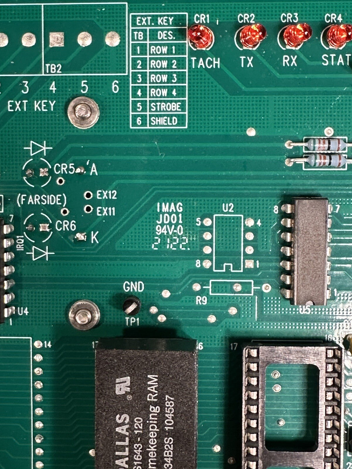 Kistler-Morse 63-1256-02 Microprocessor Control Display Board (BIN1-1.4.2)