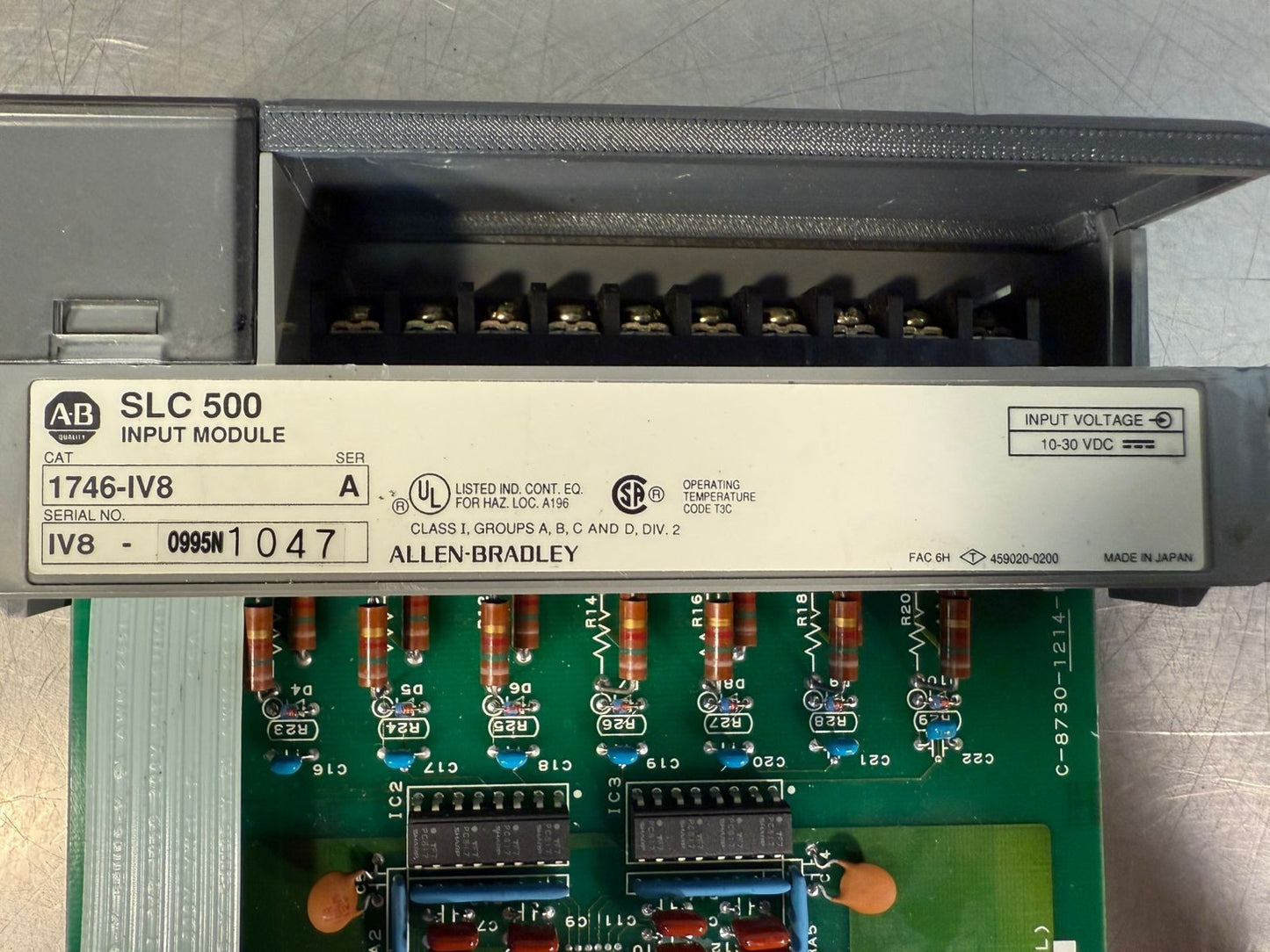 Allen Bradley Slc 500 1746-IV8 /A Input Module (7.2.2)