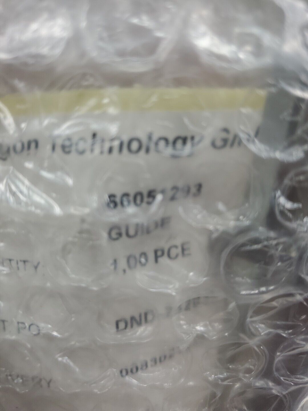 SYNTEGON 66051293 Right Side Guide Arm. 4A-34