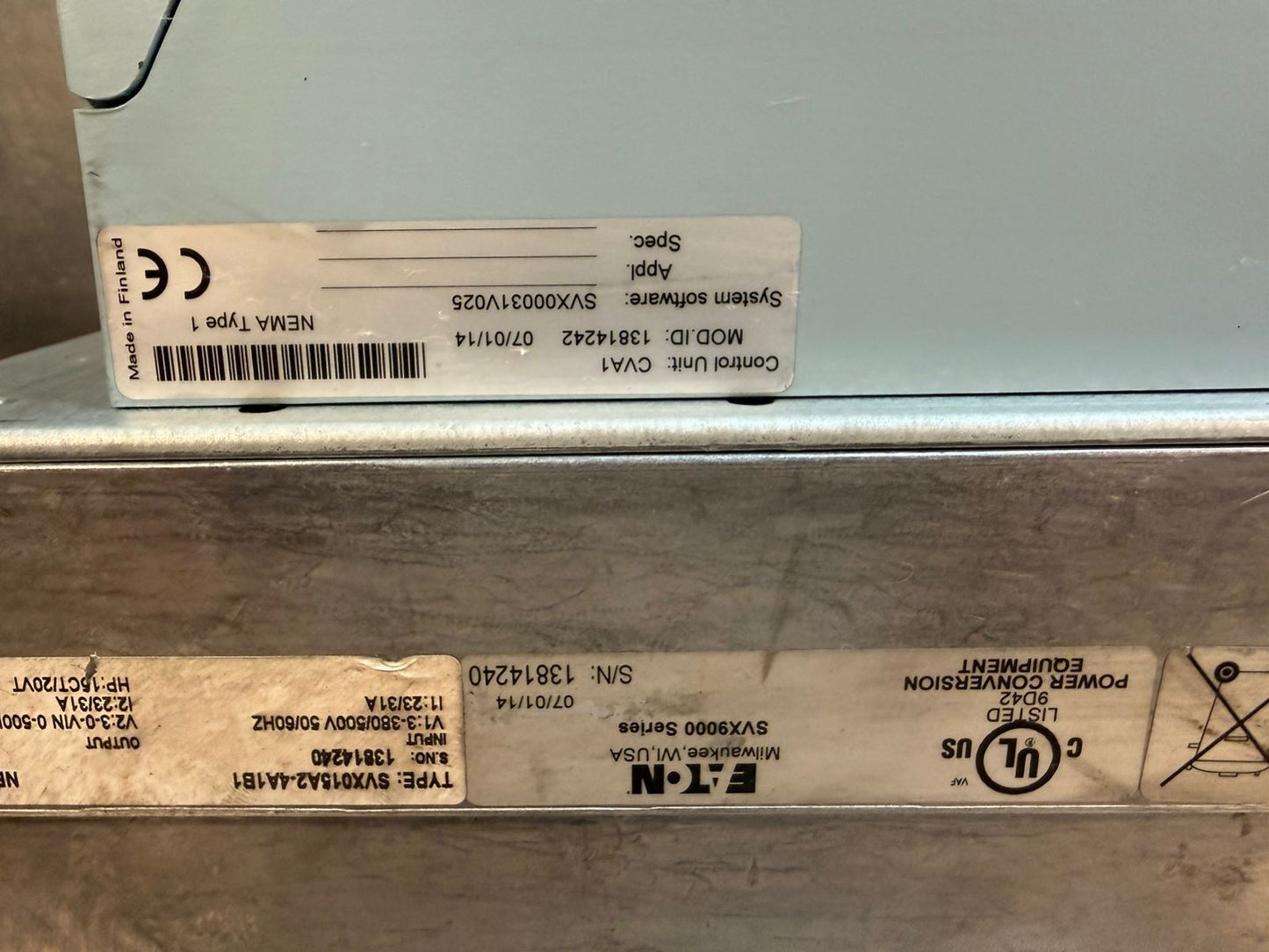 Eaton SVX9000 Series / SVX015A2-4A1B1 (6.5.5)