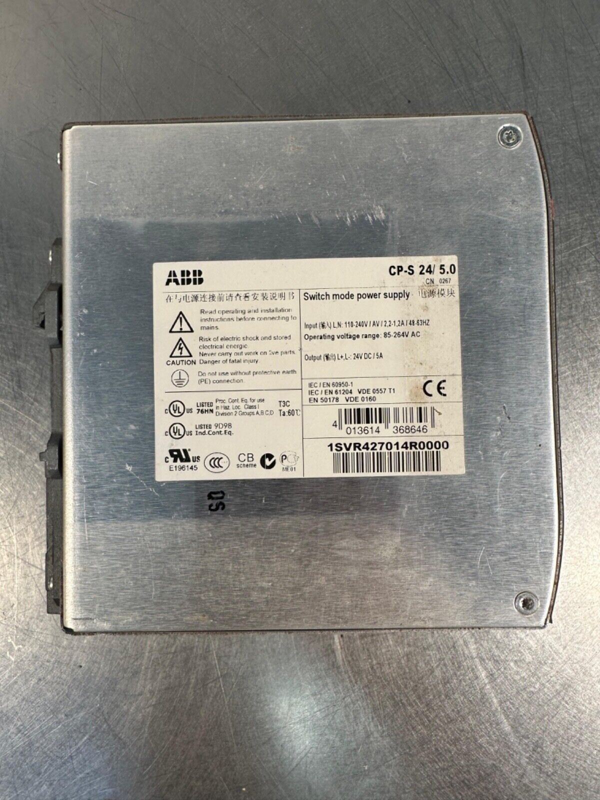 Abb Switch Mode power supply 1SVR427014R0000 CP-S 24/5.0 (4C-39)