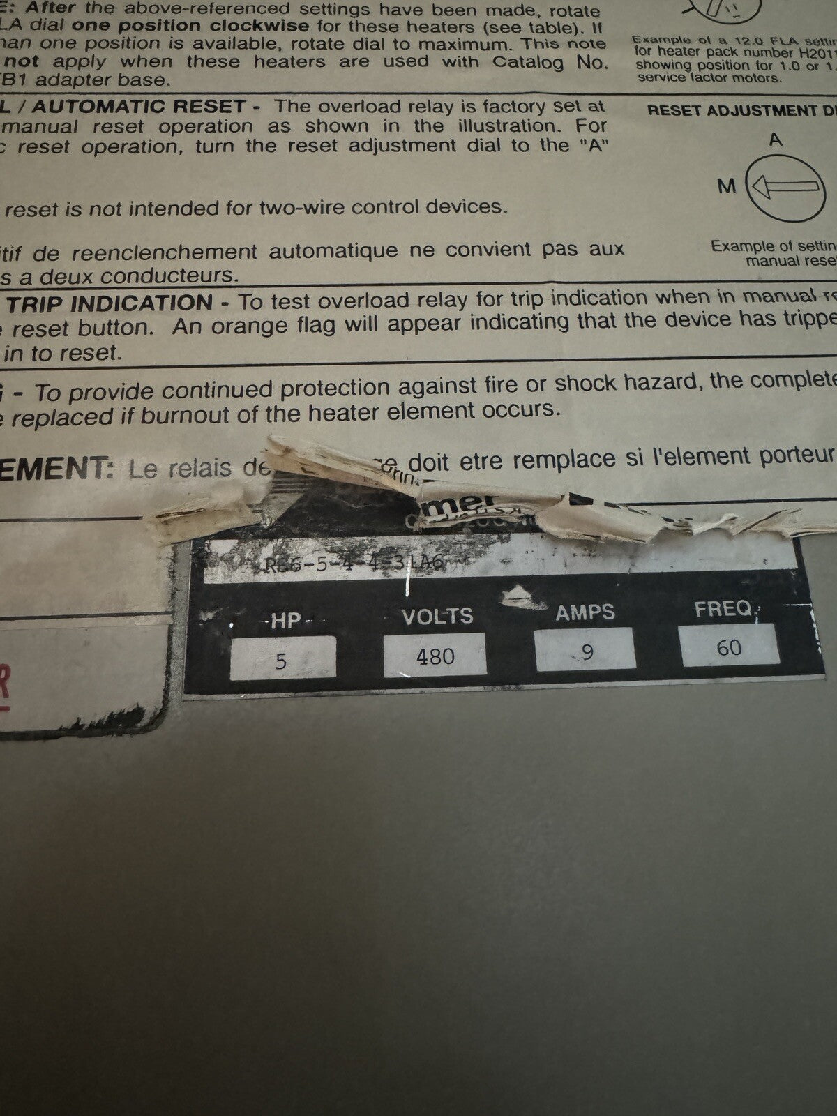 Benshaw RS6-5 RS654431A6 Solid State Motor Control (BIN464)