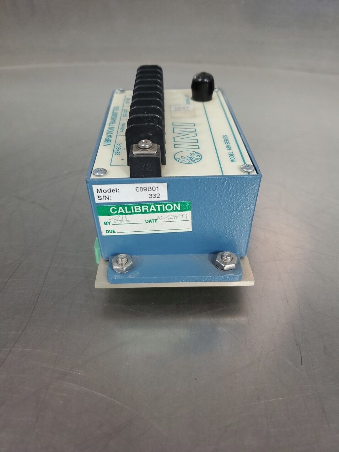 IMI VIBRATION TRANSMITTER 4-20mA MODEL: 689B01. 5B-3