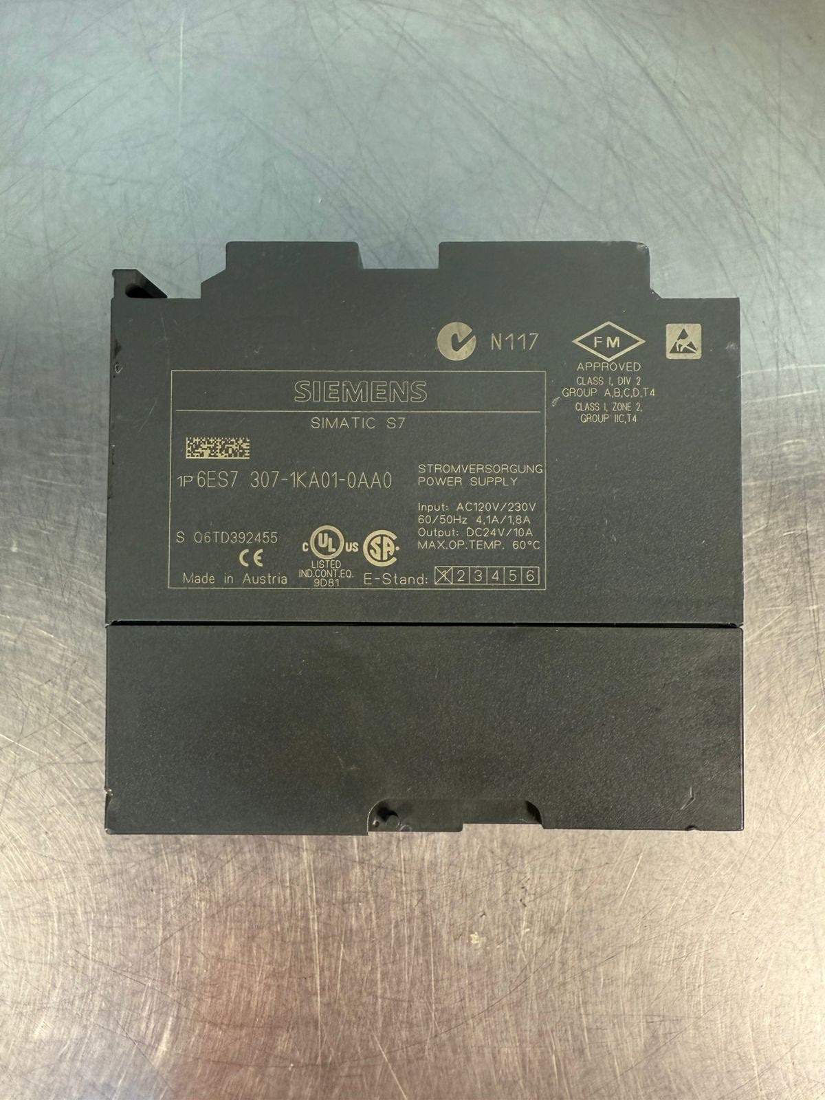 Siemens 6ES7-307-1KA01-0AA0 Simatic S7 (6.4.5)