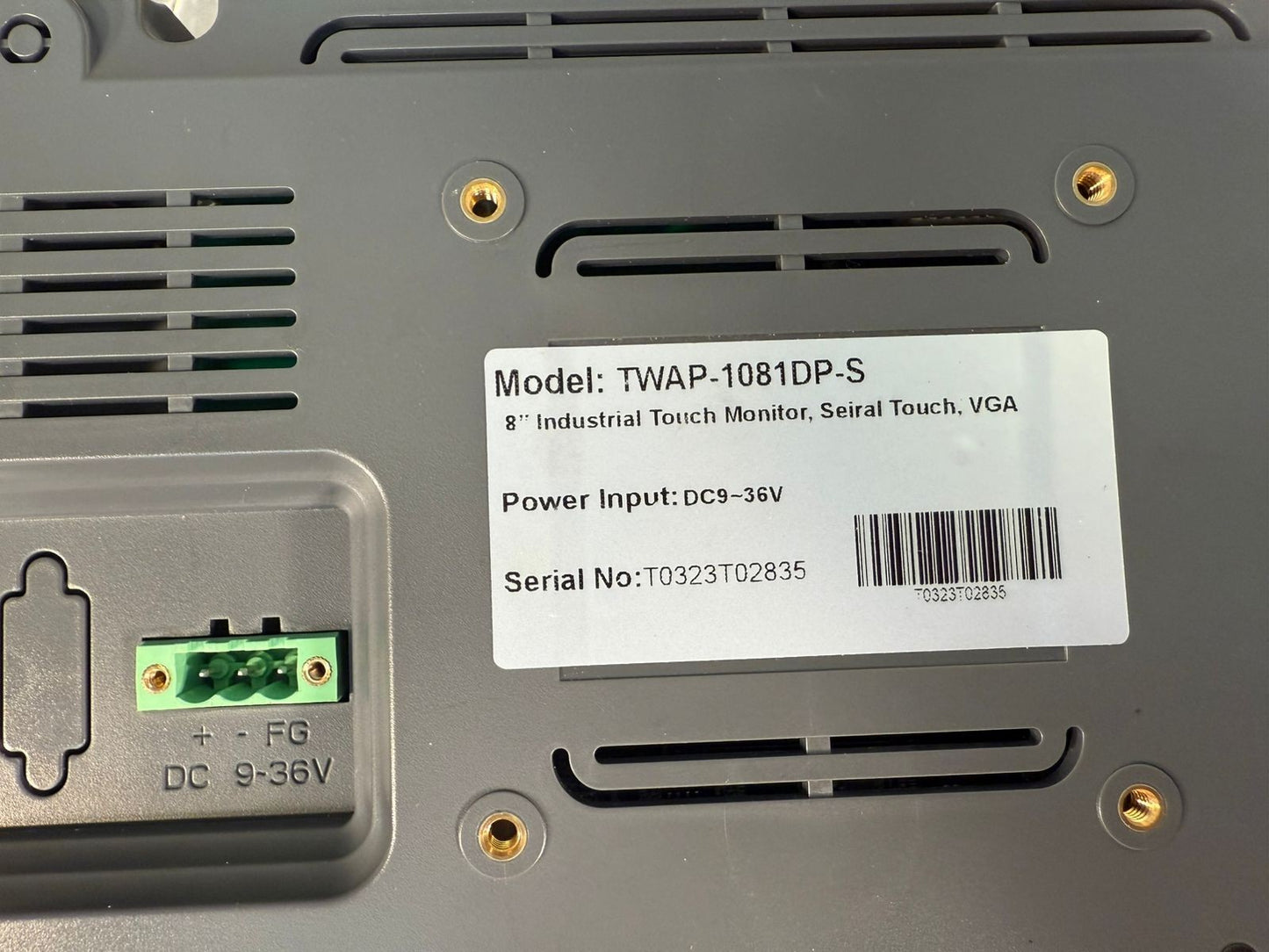 Twap-1081DP-S Industrial Monitor (2.4.3)