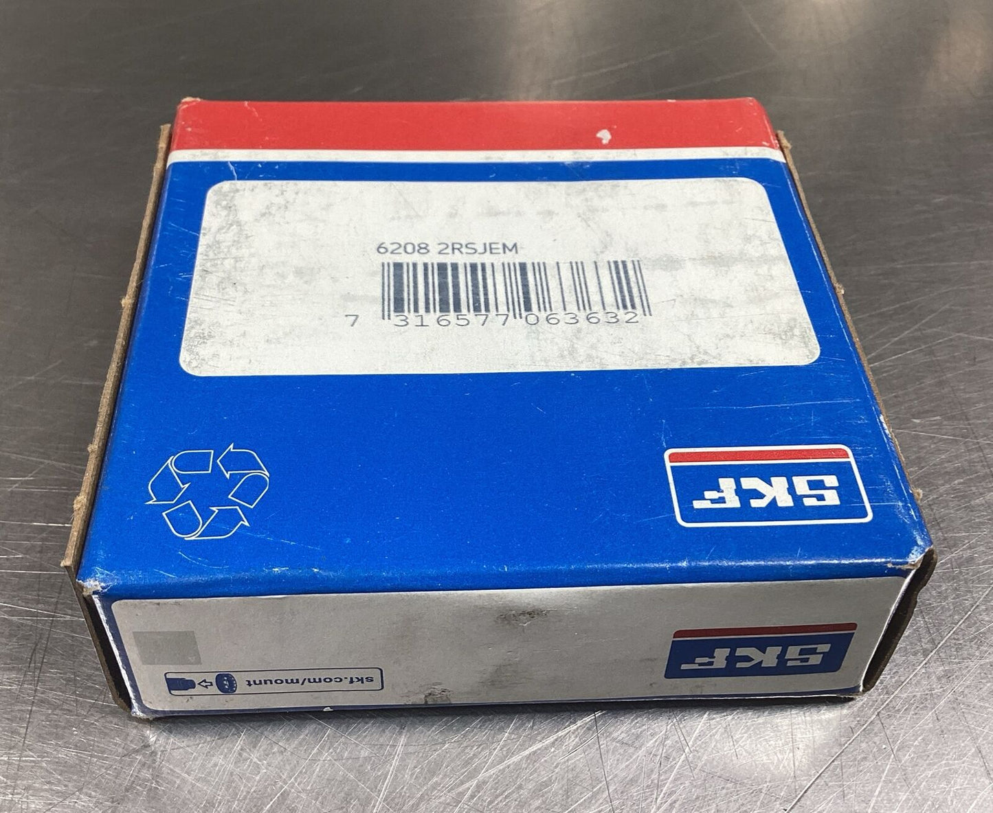 SKF 6208 2RSJEM Deep Groove Ball Bearing 6B-2