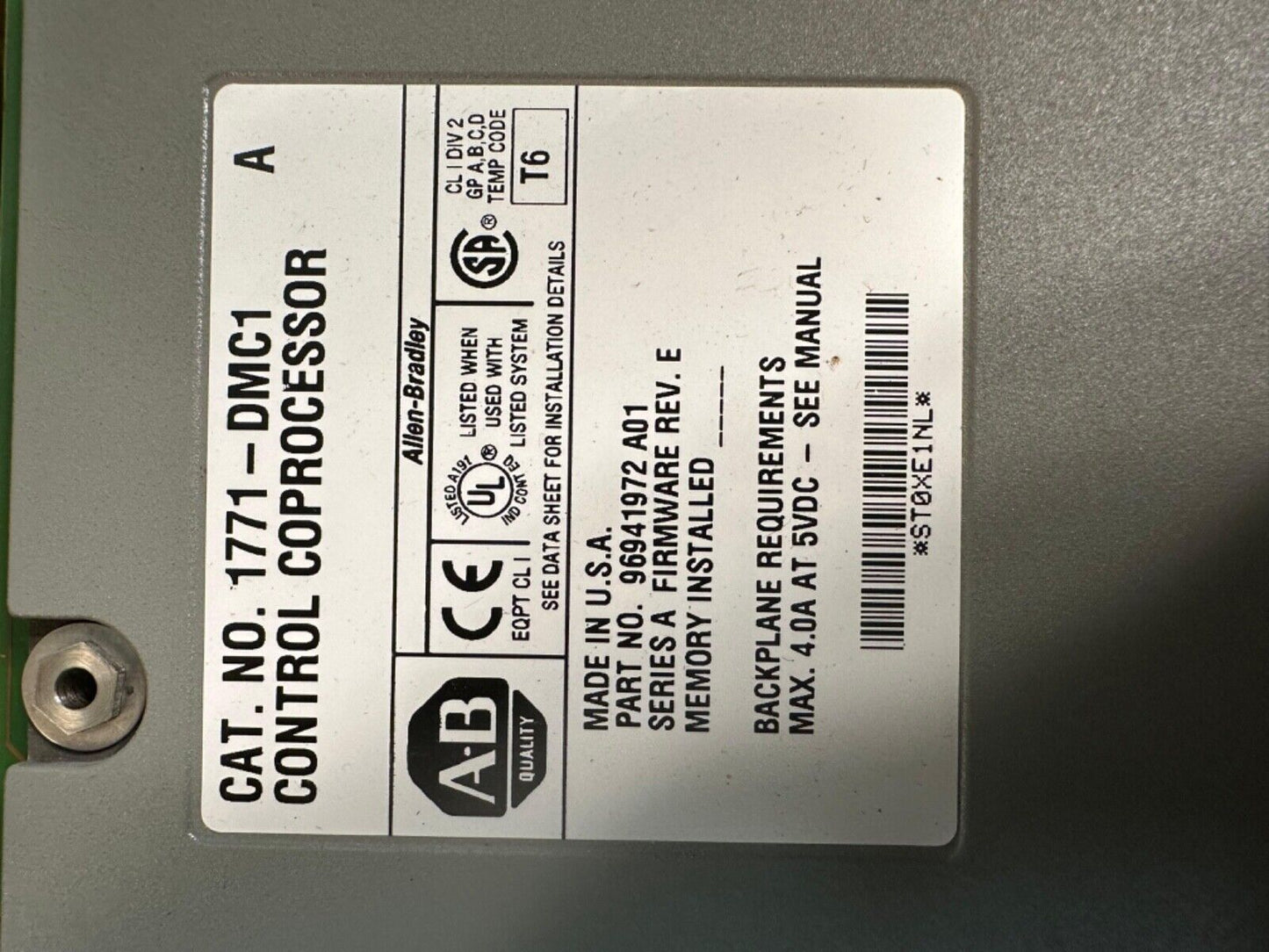 Allen-Bradley 1771-DMC1 A Control Coprocessor (4d-42)