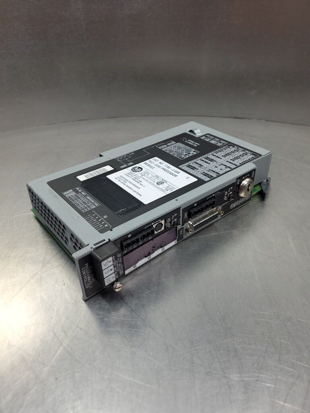 Allen Bradley 1785-L40B Ser C PLC-5/40 Processor Module. 3D-33