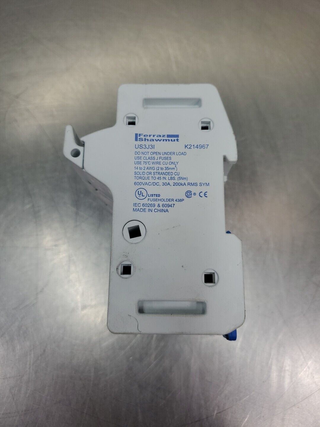 Ferraz Shawmut US3J3I Triple Fuse Holder. 4C-14