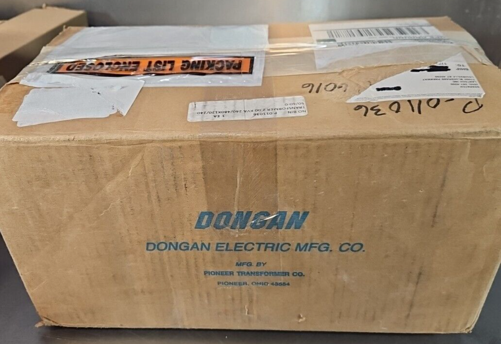 Dongan 95-0102 Single Phase General Purpose Transformer loc1E12
