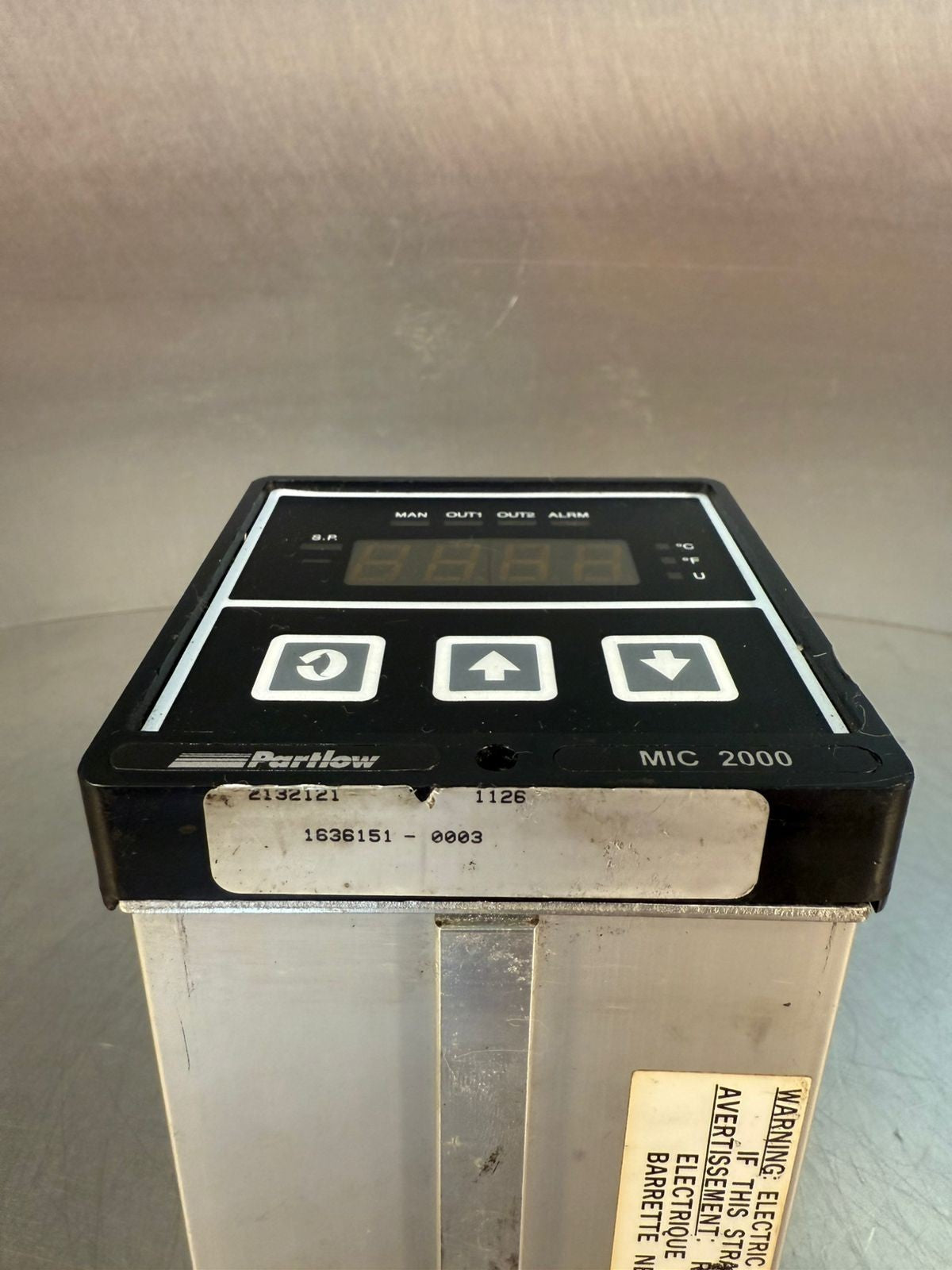 Partlow Mic-2000 Process Controller Equipment 115vac 5.0A (5.4.3)