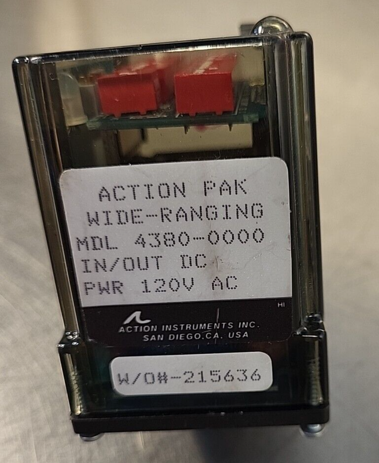 Action Pak MDL 4380-0000 WIDE-RANGING IN/OUT DC 120V AC (BIN4.5.4)