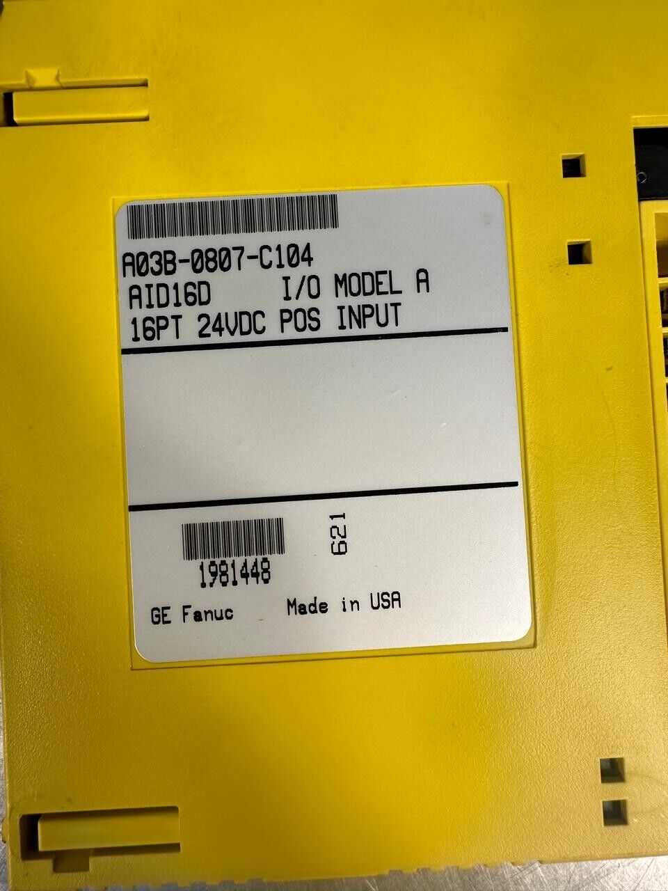 Fanuc Output Module A1D16D A03B-0807-C104 (3D-34)