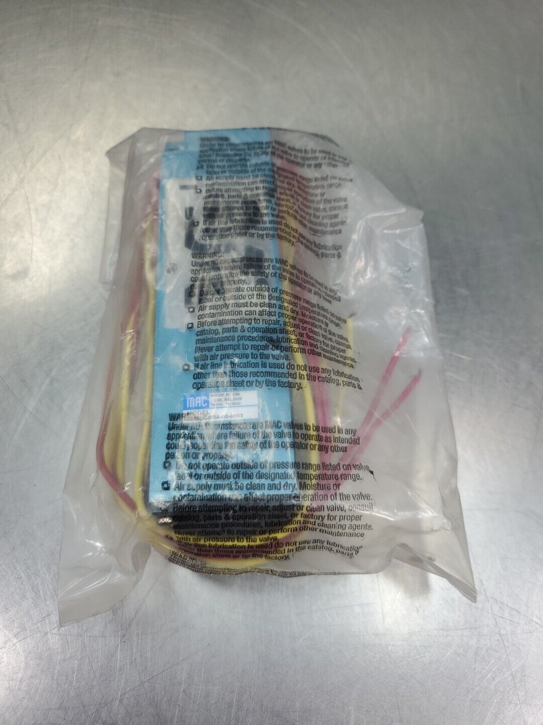 MAC 82A-0A-BRA-00-0003 Solenoid Valve Manifold. 6A-12