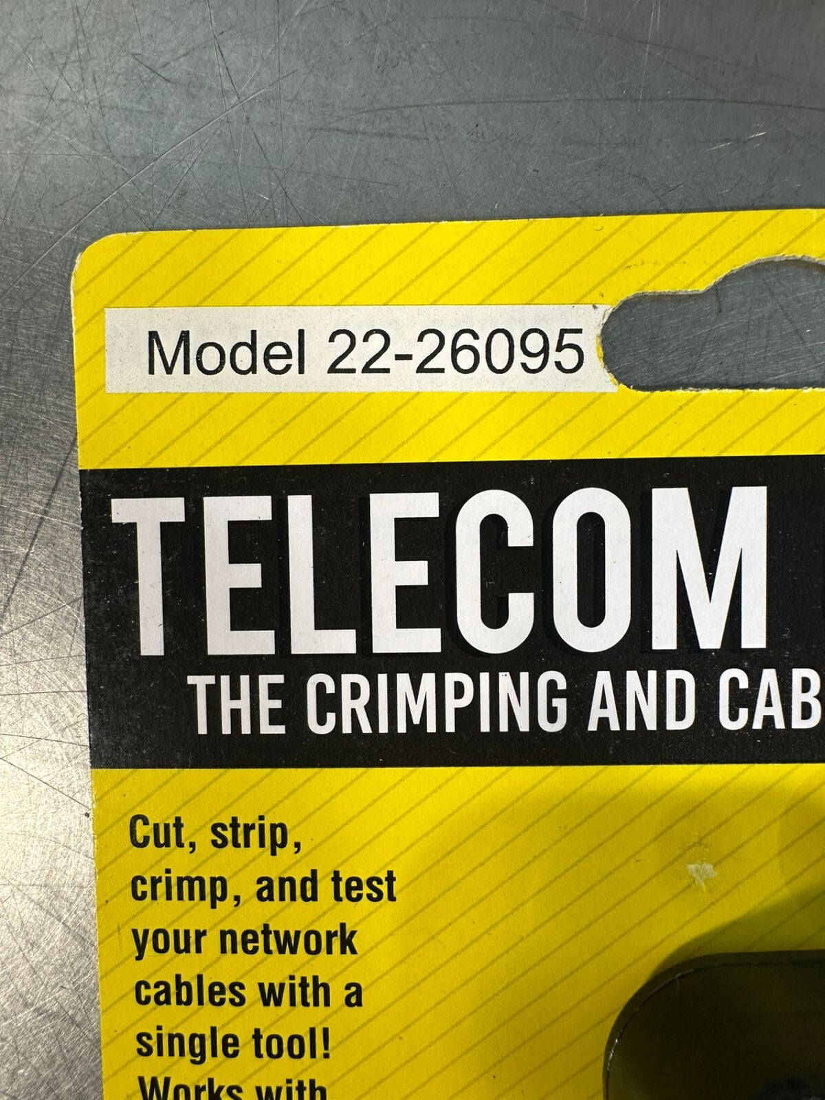 Duratool Telecom Crimper 22-26095 (7.2.3)