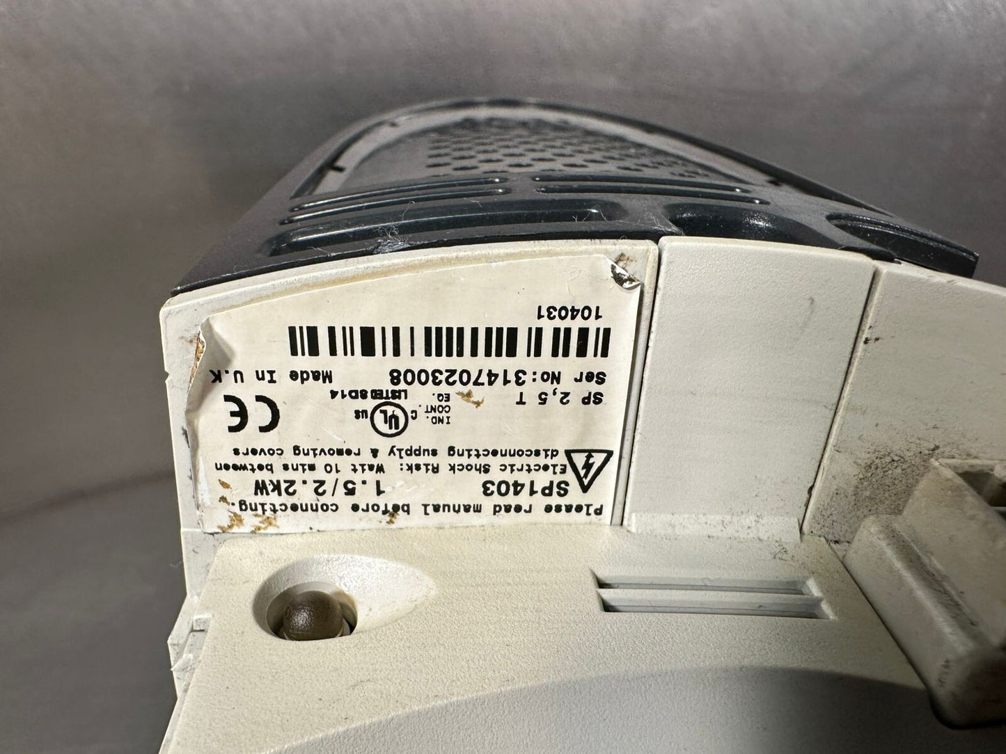 Unidrive Sp1403 1.5/2.2 Kw SP 2,5T (10.6.4)