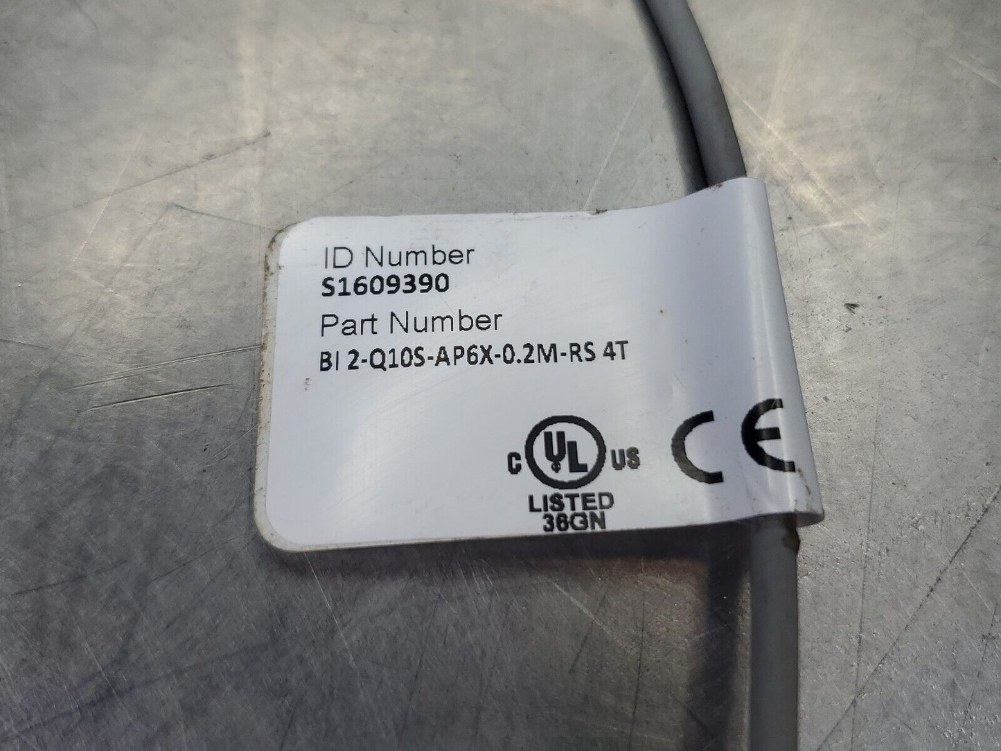 TURCK BI 2-Q10S-AP6X-0.2M-RS 4T Inductive Proximity Sensor. 5E-35/1