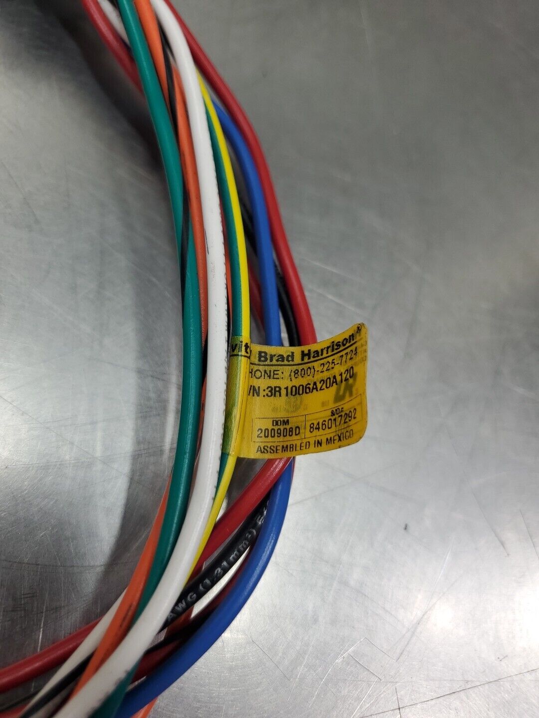 WOODHEAD/BRAD HARRISON 3R1006A20A120 RECEPTACLE, 600V 7A. 5E-29