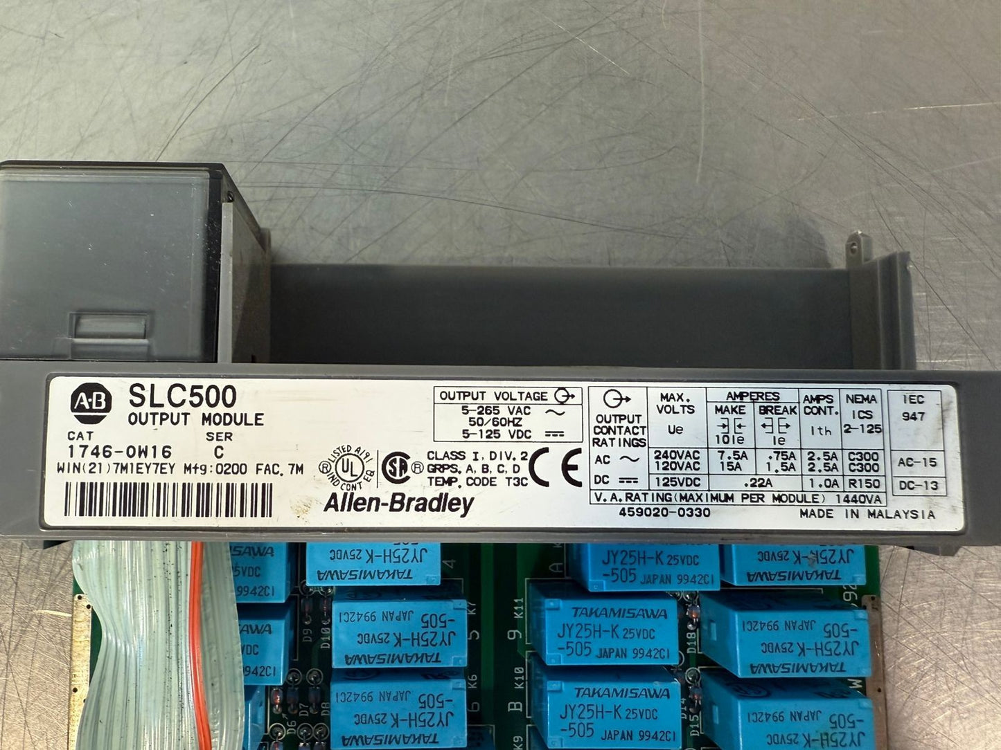 Allen Bradley SLC 500 1746-0W16 /C Output Module (3.4.4)