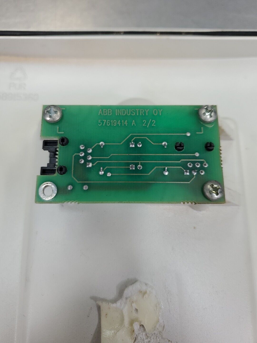 ABB 57619414A Ser A HMI Connector Board w/ABB Drive Coverplate. 1D-01