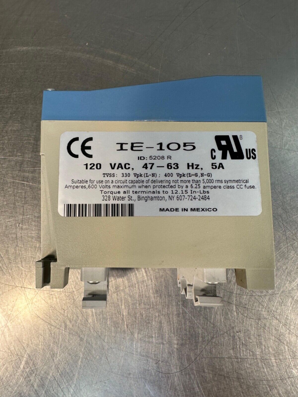 Control Concepts Islatrol Elite IE-105 120VAC Active Track. Filter (4c-39)