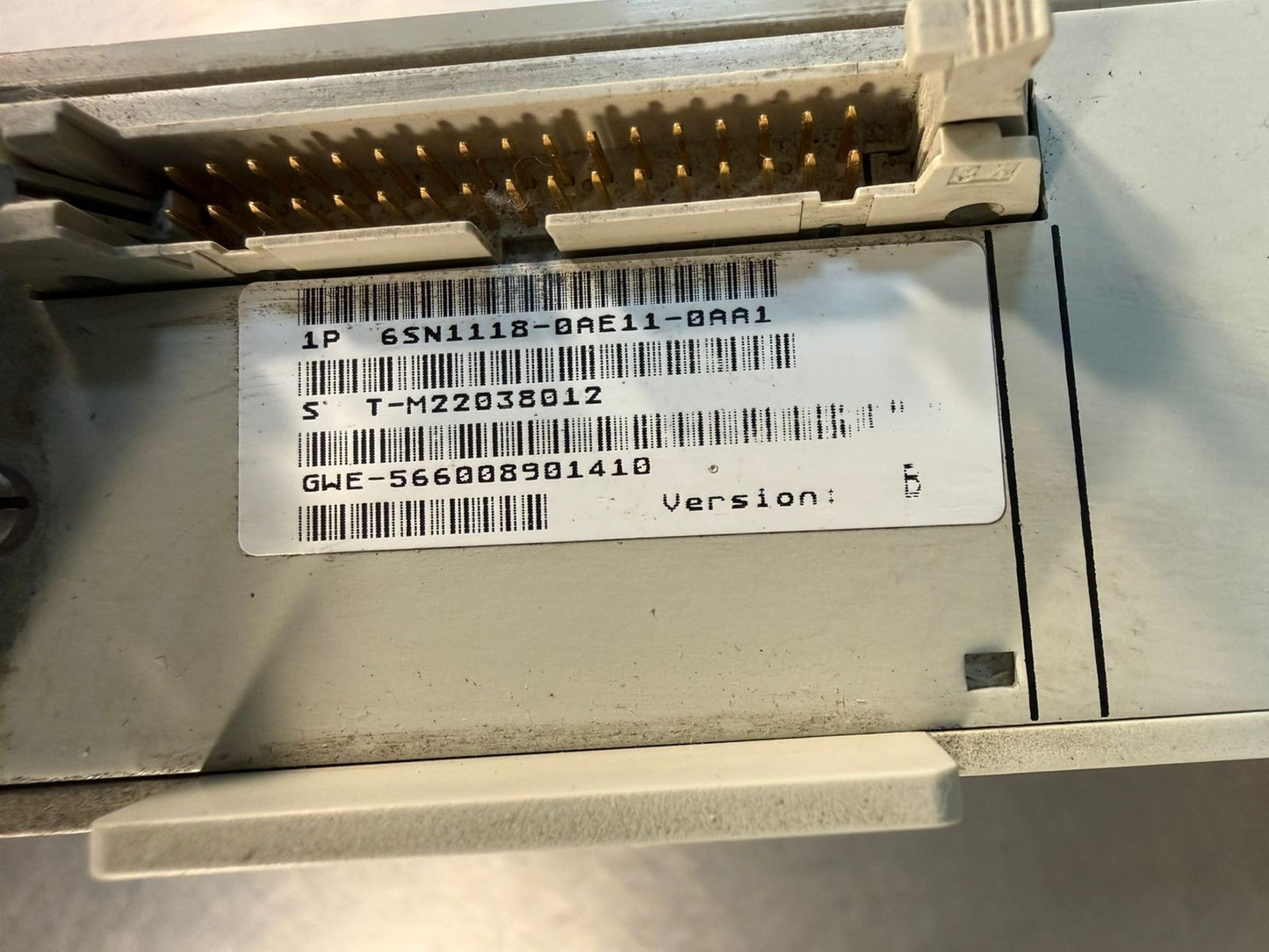 Siemens 6SN1118-0AE11-0AA1 /B - 6SN1123-1AB00-0HA1 /A (7.6.3)