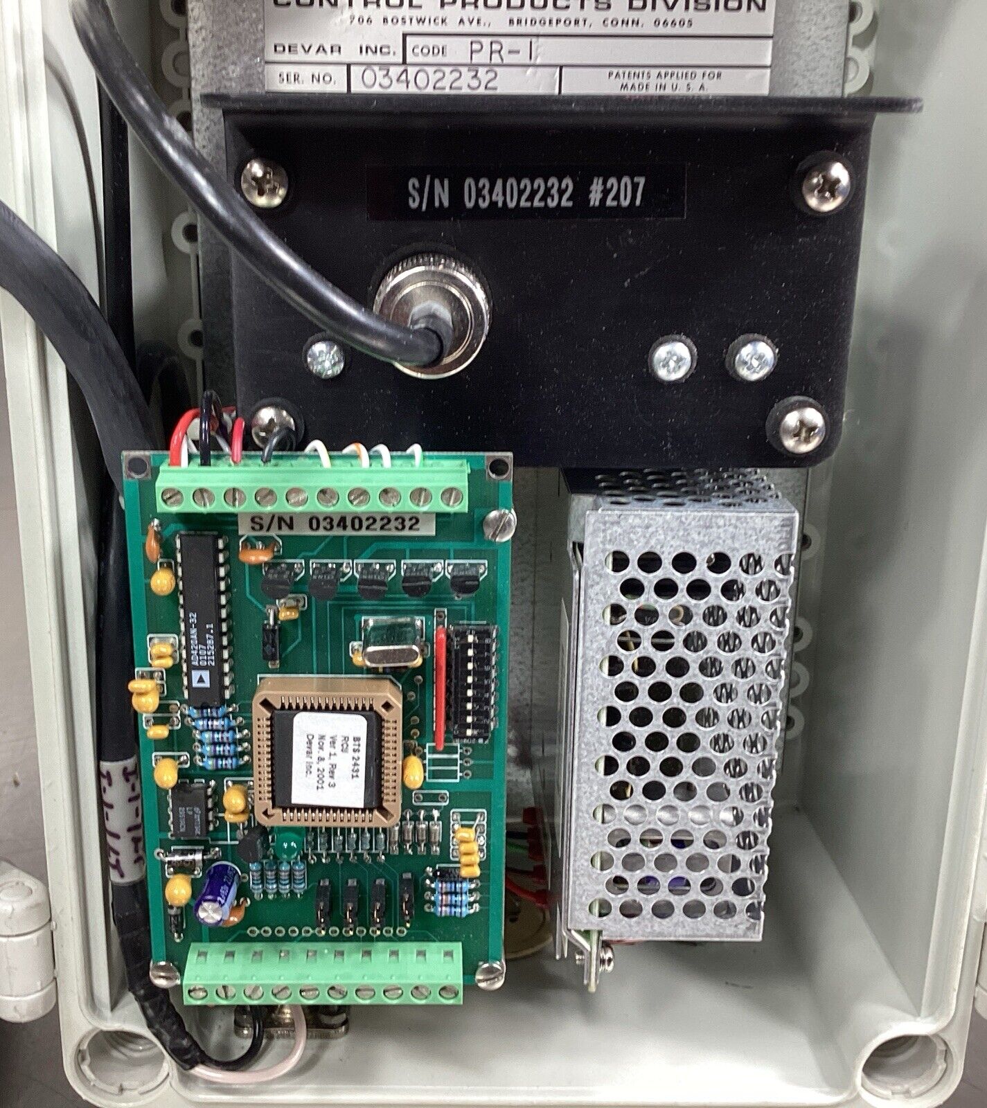 Devar Receiver Model PR-1 with Model 3019 Panel Meter 3A-27