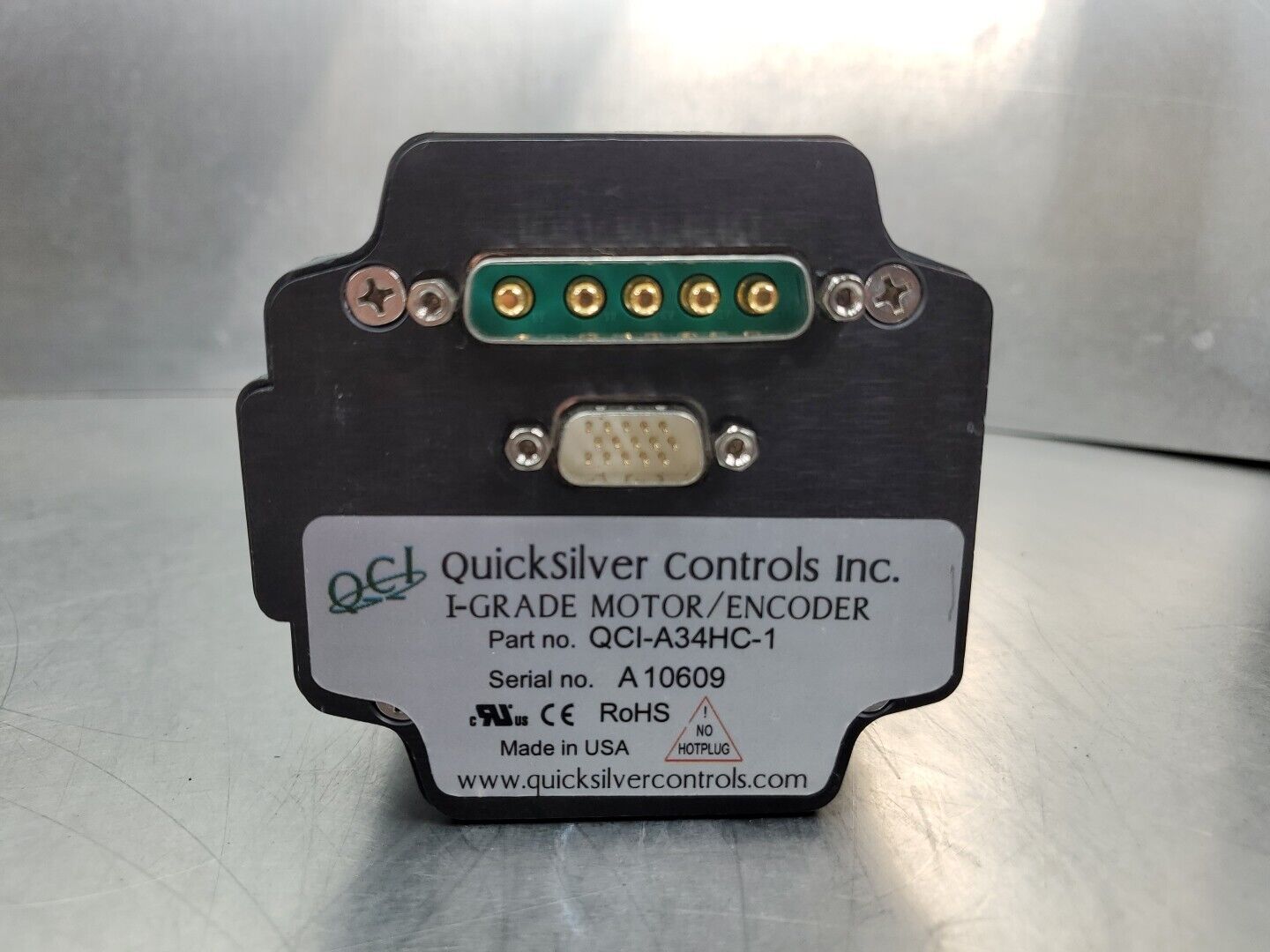QuickSilver Controls QCI-A34HC-1 I-GRADE Motor/Encoder. 1E
