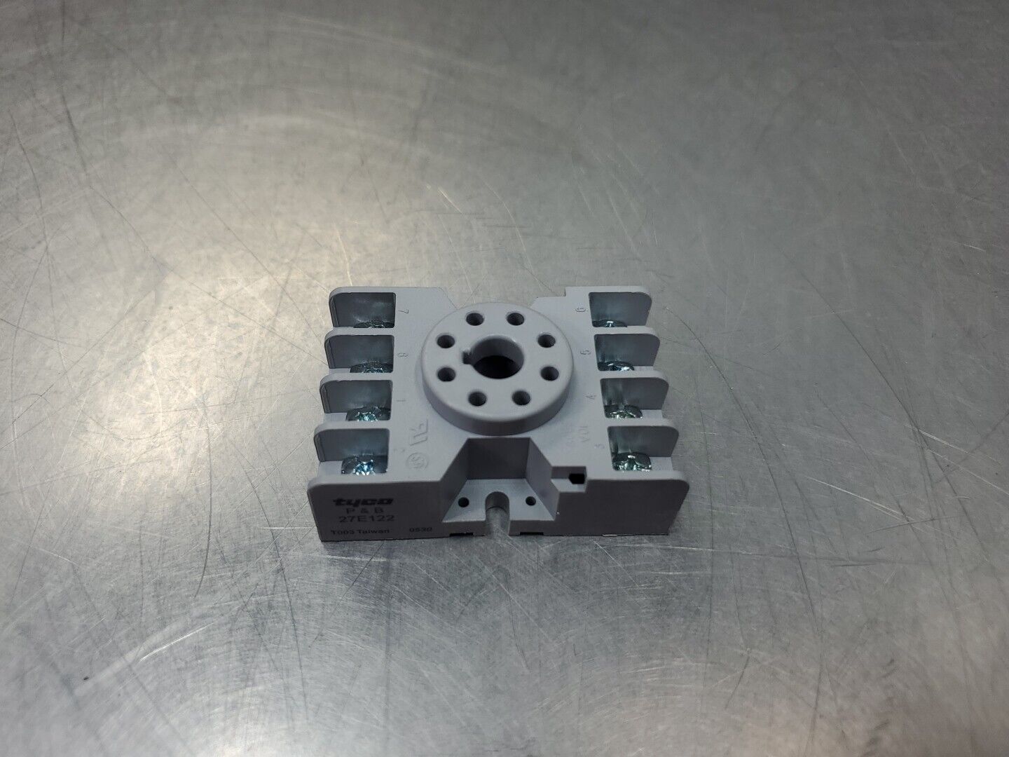 TYCO 27E122 RELAY BASE. 4E-27