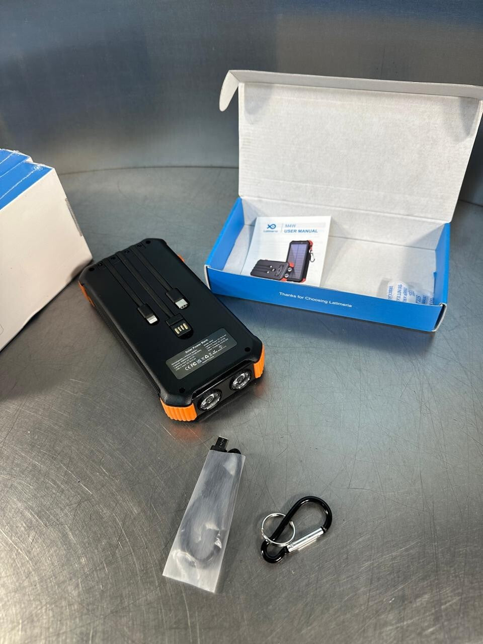 Latimeria 45800mAh Solar Charger Power Bank Portable Phone Charger (7.2.4)