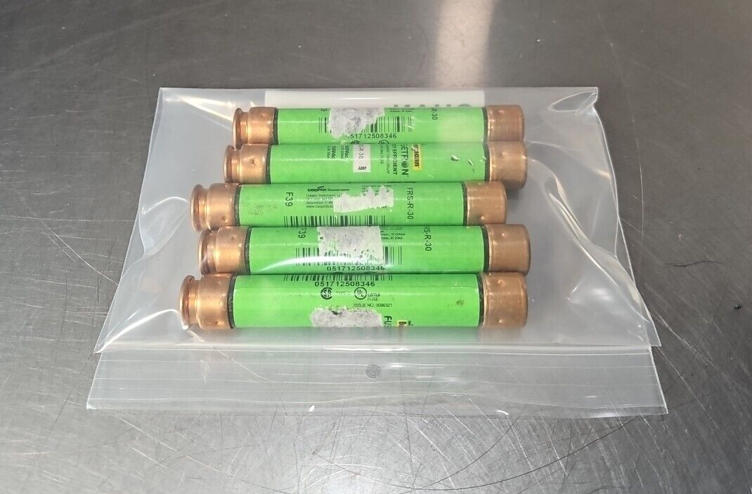 Bussmann FRS-R-20 Fusetron Fuse FRSR20 (Pack of 5) (BIN413)