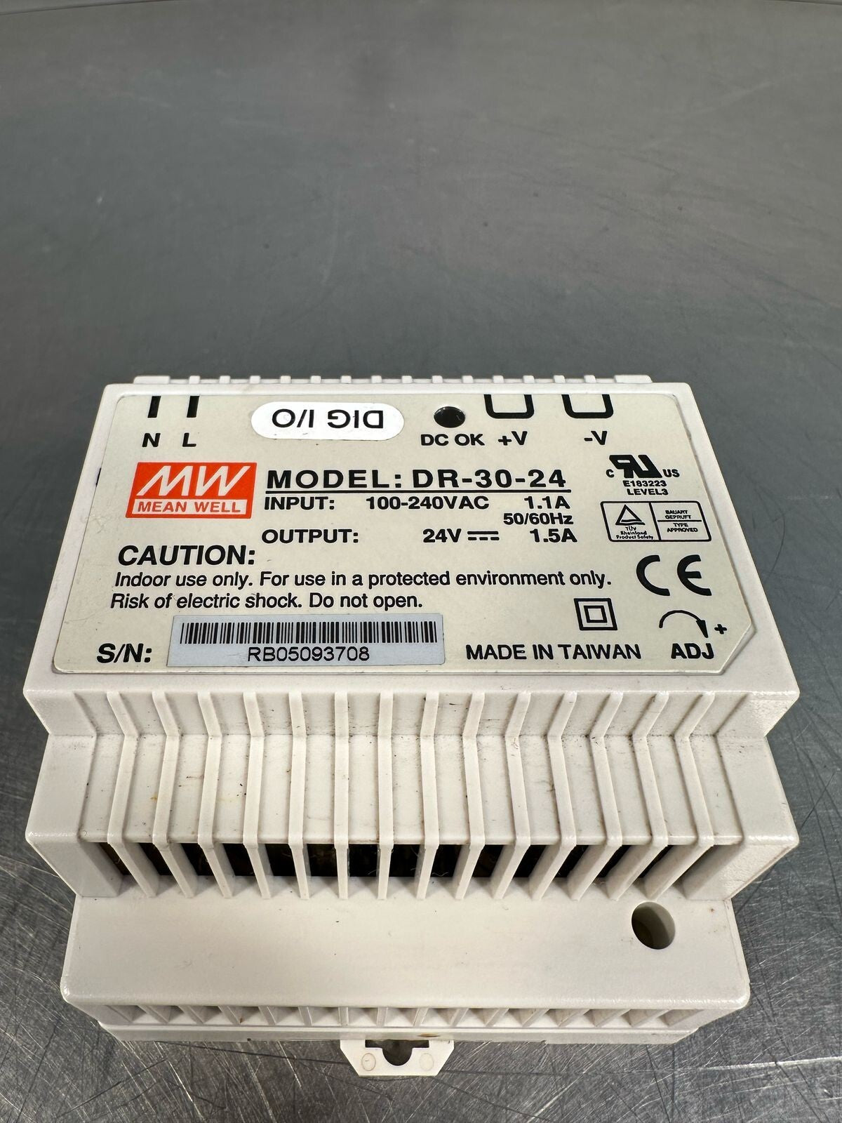 Mean Well DR-30-24 Power Supply (5.4.2)