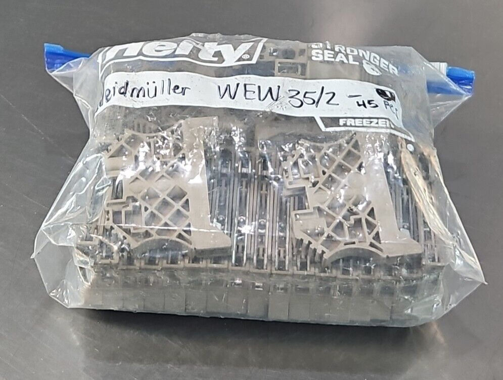 Weidmuller WEW35/2 Connector Module LOT OF 45 loc4A12