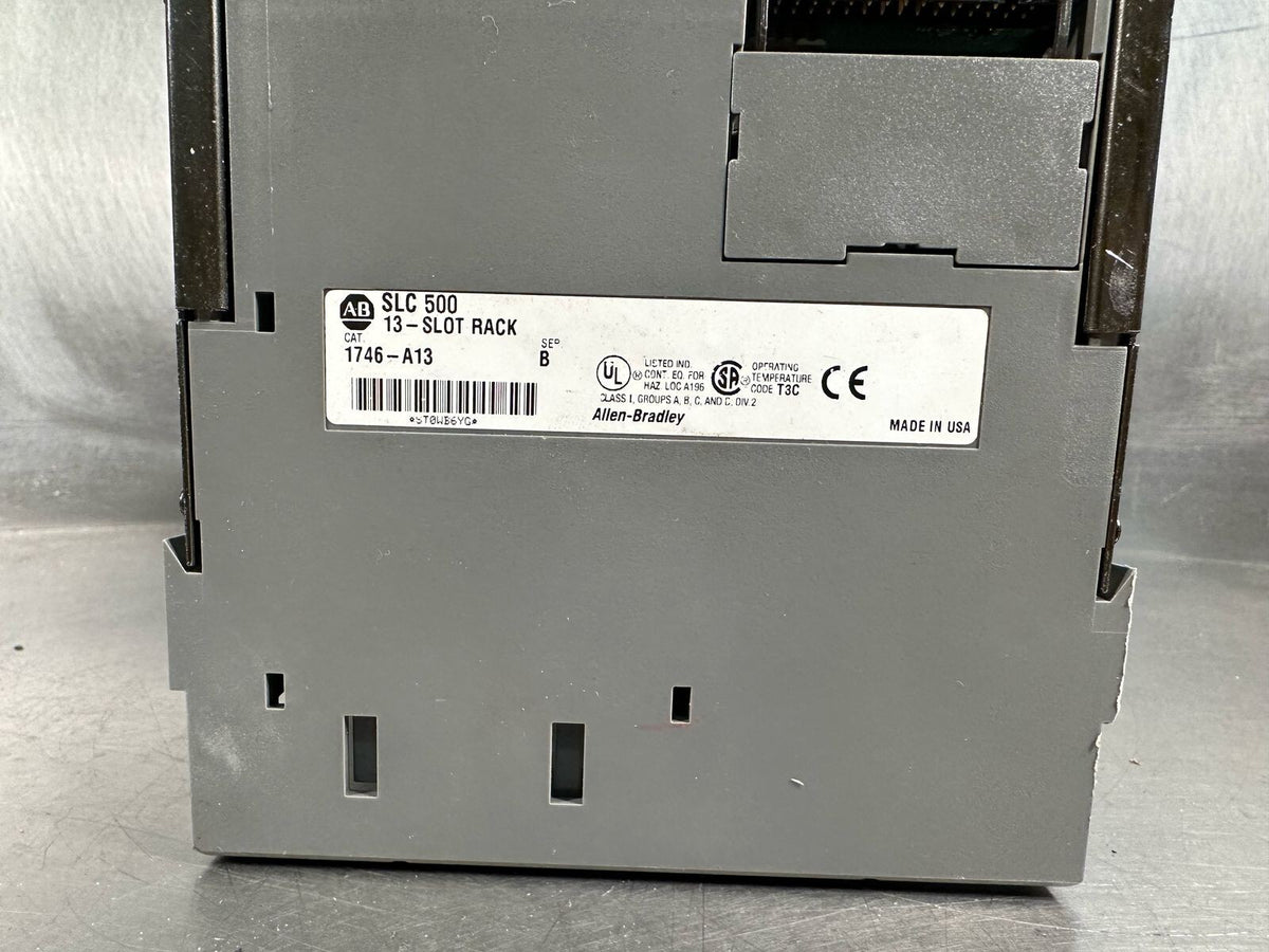 Allen Bradley 1746-A13 /B 13 Slot Rack SLC 500 (8.5.6)